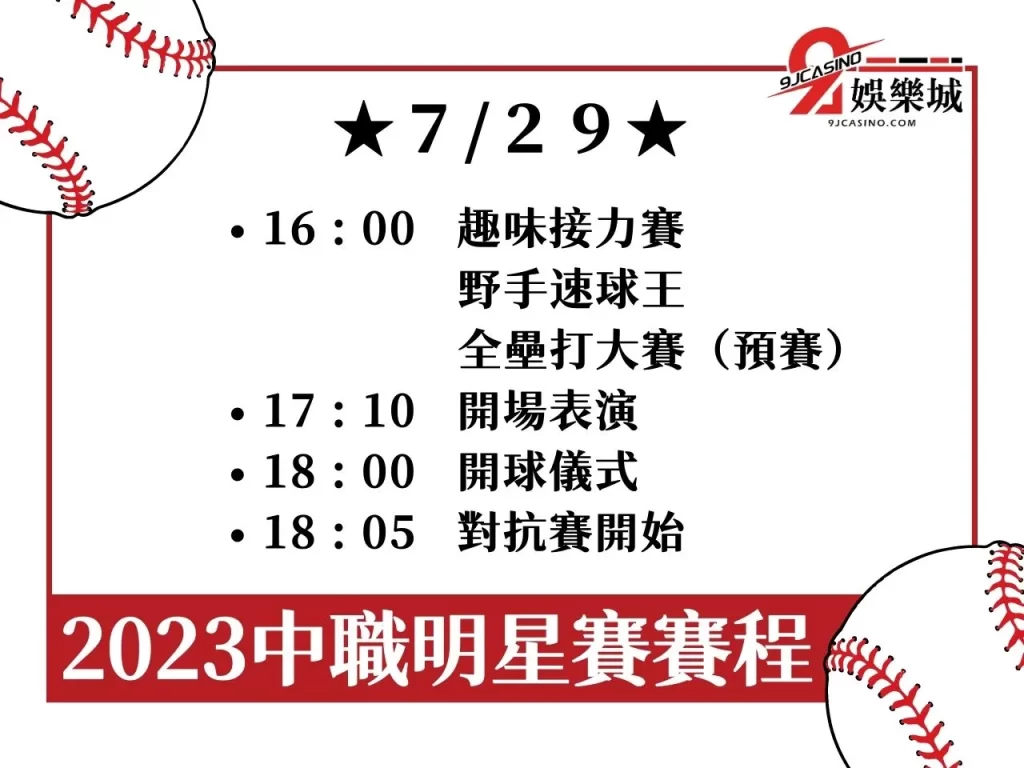 中職明星賽賽程 中職明星賽2023 中職明星賽2023投票
